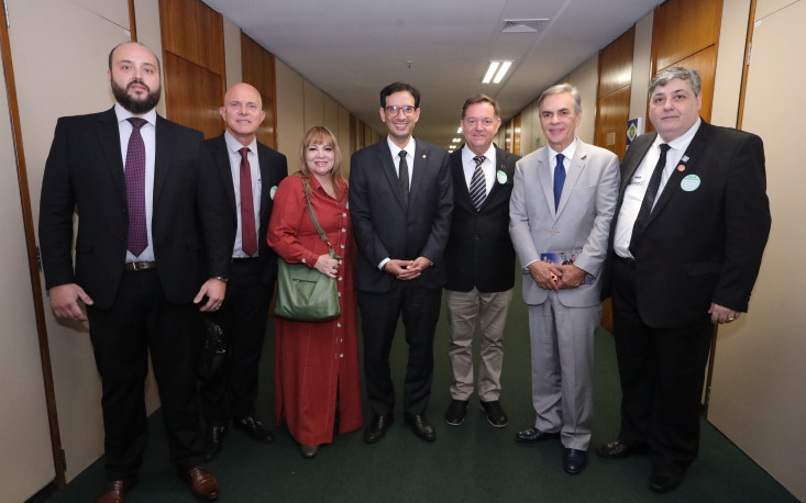 6a06094171b0e-1t7a1873 Comitiva se reuniu com o deputado Leo Prates (Republicanos/BA), relator da Comissão Especial da PEC 6x1