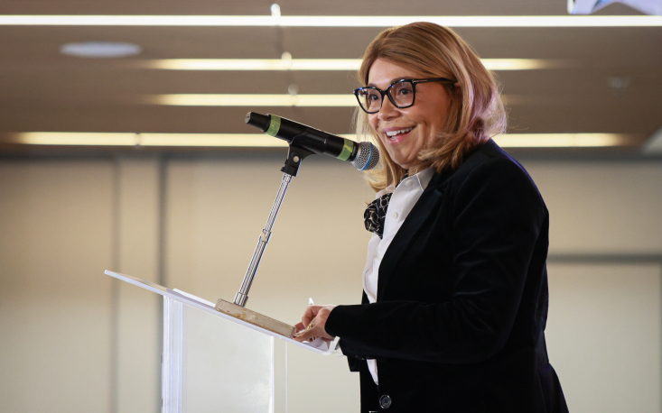 6a0b3abc5f52e-05 A vereador Cris Monteiro (Novo/SP) fala de empreendedorismo à plateia da federação e dos sindicatos filiados (Imagem: Edilson Dias)