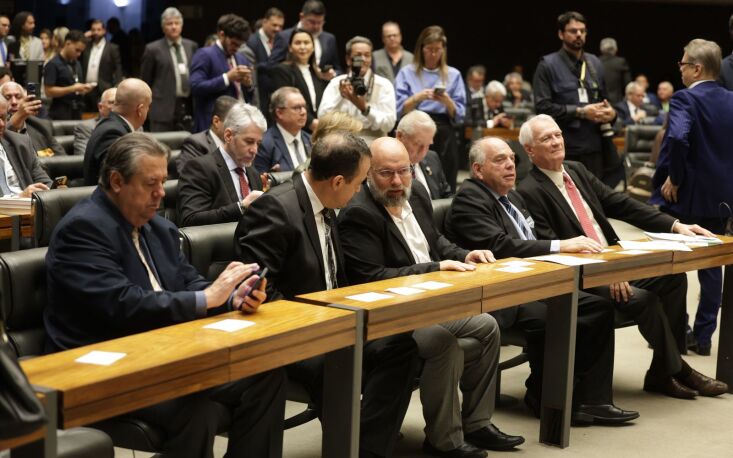 Comitiva da FecomercioSP apresentou análise técnica sobre os impactos da PEC na empregabilidade e na produtividade nacional. Foto: Cristiano Silva.